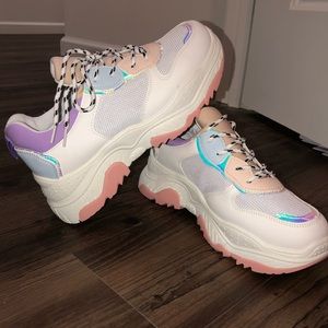 NEVER WORN Colorful Sneakers